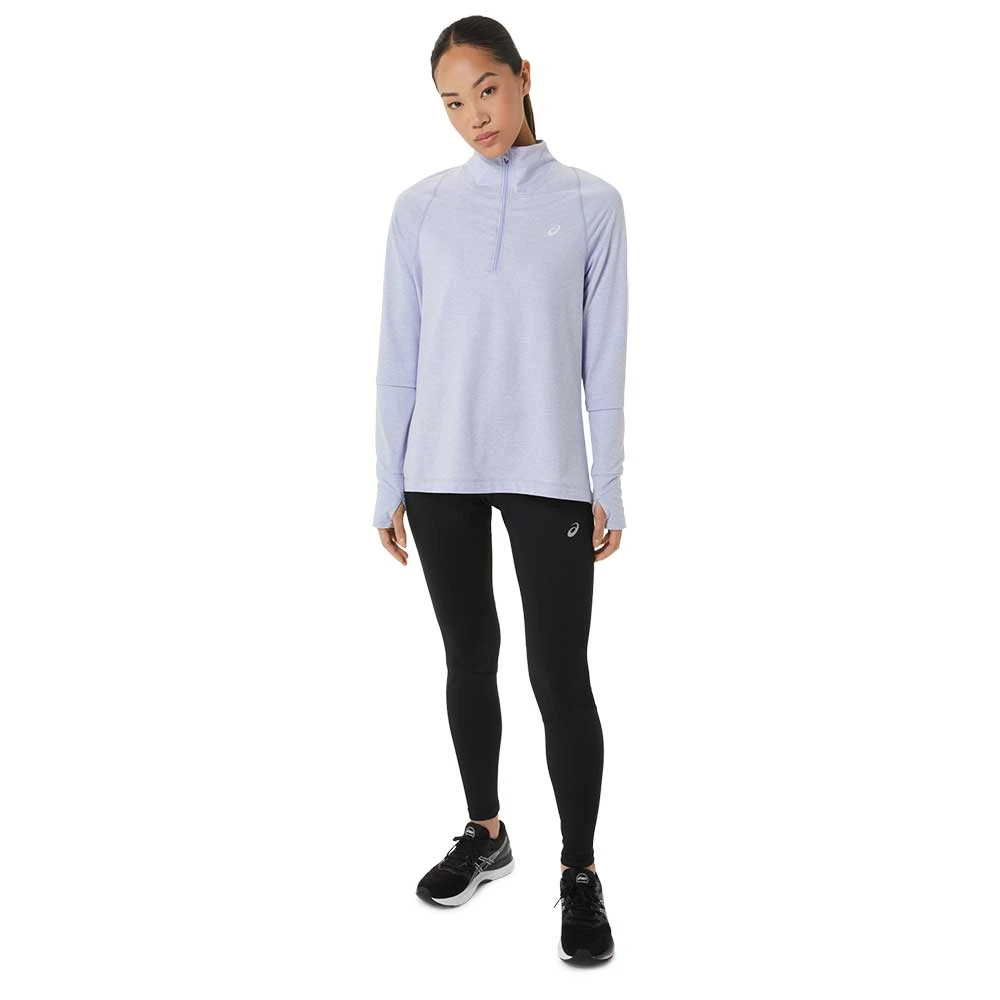Asics Tops Women's Thermopolis Half Zip - Vapor Heather 1 Asics Tops Women's Thermopolis Half Zip - Vapor Heather