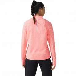 Asics Tops Women's Thermopolis Half Zip - Blazing Coral Heather