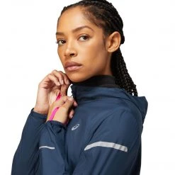 Asics Women's Lite-Show Jacket - French Blue Jackets & Vests