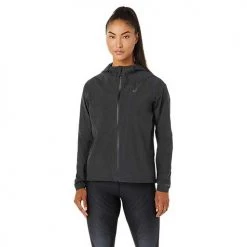 Asics Women's Accelerate Waterproof 2.0 Jacket - Graphite Grey Jackets & Vests
