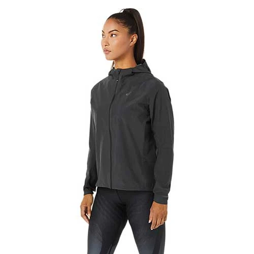 Asics Women's Accelerate Waterproof 2.0 Jacket - Graphite Grey Jackets & Vests 2 Asics Women's Accelerate Waterproof 2.0 Jacket - Graphite Grey Jackets & Vests