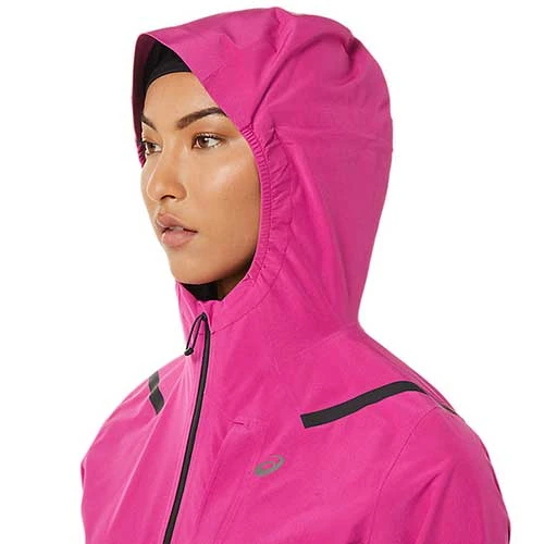 Asics Run Women's Accelerate Waterproof 2.0 Jacket - Fuchsia Red 4 Asics Run Women's Accelerate Waterproof 2.0 Jacket - Fuchsia Red