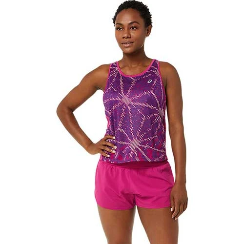 Asics Women's Sakura AOP Tank - Yo-Zakura AOP Tops 1 Asics Women's Sakura AOP Tank - Yo-Zakura AOP Tops