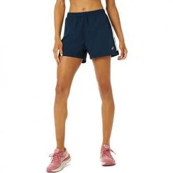 Asics Bottoms Women's Ready Set 3in Short - French Blue/Barely Rose