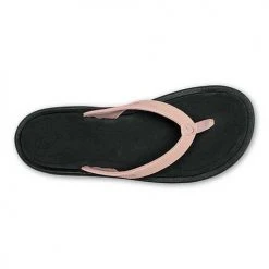 Olukai Women's Kulapa Kai Sandal - Petal Pink/Black - Regular (B) Sandals