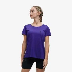 On Running Women's Performance-T - Twilight/Navy Tops