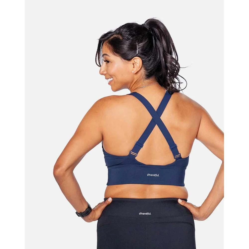 Handful Incorporated Bras Women's Gametime Bra - Night Swim Navy 2 Handful Incorporated Bras Women's Gametime Bra - Night Swim Navy