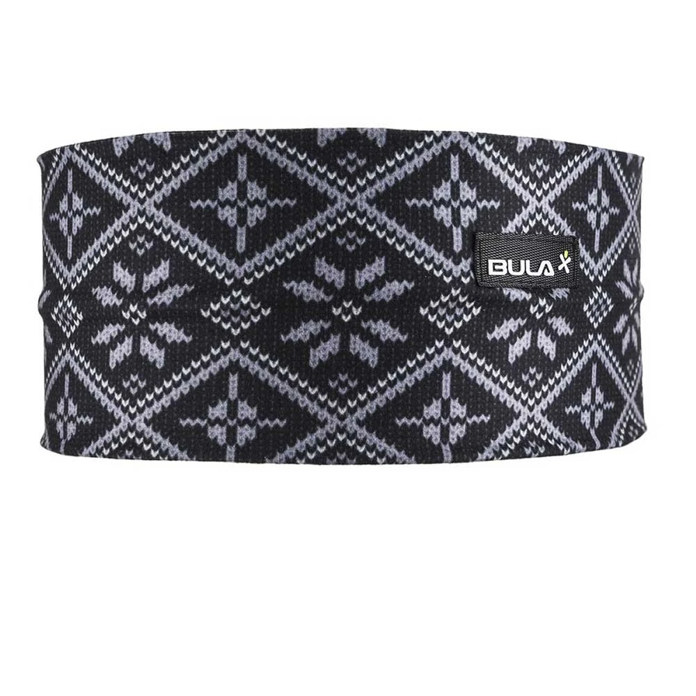 Bula Peace Printed Earband - Nordic Black 1 Bula Peace Printed Earband - Nordic Black