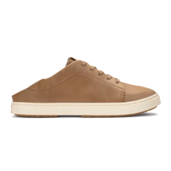 Olukai Shoes Women's Pehuea Li'Ili Leather Sneakers - Tan - Regular (B)
