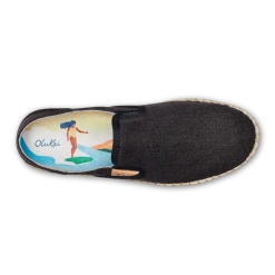 Olukai Shoes Women's Kaula Pa'a Kapa Casual Shoe - Lava Rock/Lava Rock- Regular (B) 10 Olukai Shoes Women's Kaula Pa'a Kapa Casual Shoe - Lava Rock/Lava Rock- Regular (B)