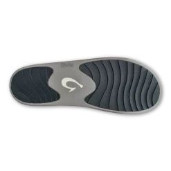 Olukai Women's KU'I Slip-On Slipper - Black/Fog- Regular (B) 7 Olukai Women's KU'I Slip-On Slipper - Black/Fog- Regular (B)