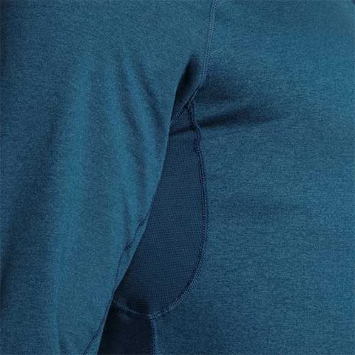 Brooks Men's Dash 1/2 Zip - Heather Indigo Rush 5 Brooks Men's Dash 1/2 Zip - Heather Indigo Rush