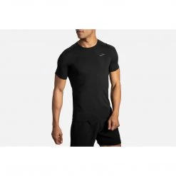 Brooks Men's Atmosphere Short Sleeve Top - Black 8 Brooks Men's Atmosphere Short Sleeve Top - Black