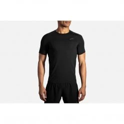 Brooks Men's Atmosphere Short Sleeve Top - Black