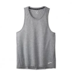 Brooks Men's Distance Tank - Heather Ash