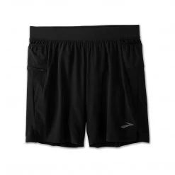 Brooks Apparel Men's Sherpa 7" 2-In-1 Short - Black