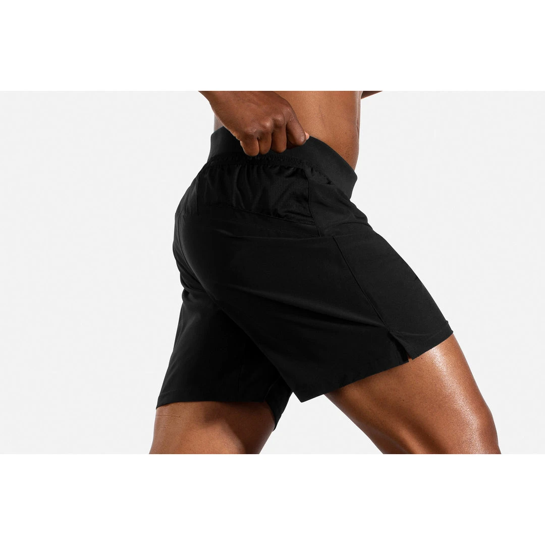Brooks Apparel Men's Sherpa 7" Short - Black 4 Brooks Apparel Men's Sherpa 7" Short - Black