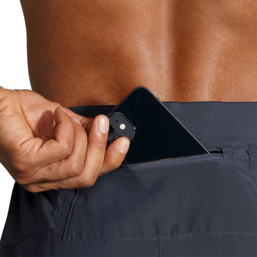 Brooks Men's Sherpa 7in Short - Concrete Apparel 3 Brooks Men's Sherpa 7in Short - Concrete Apparel