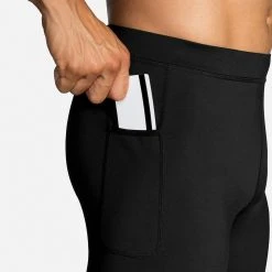 Brooks Apparel Men's Source Tight - Black 13 Brooks Apparel Men's Source Tight - Black