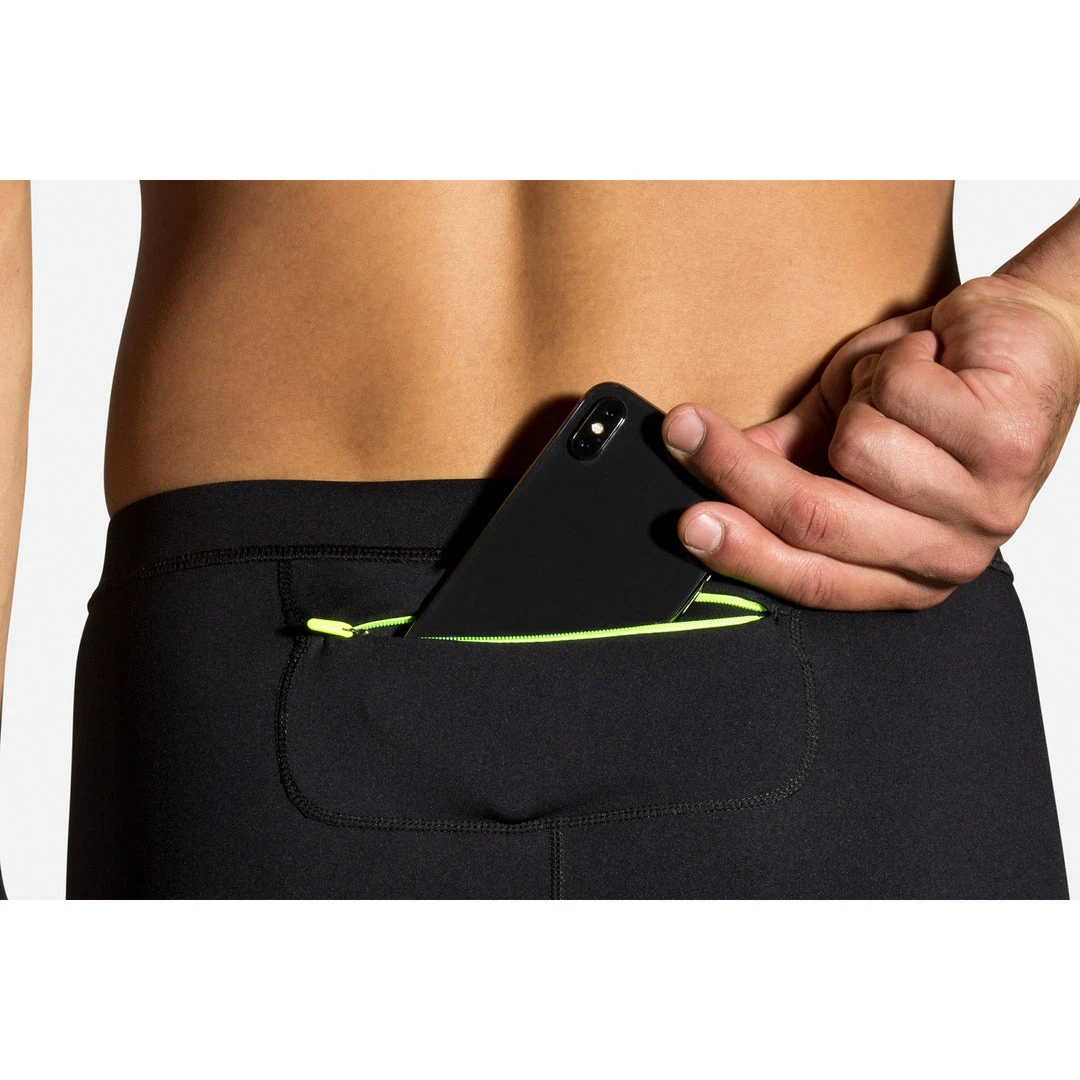 Brooks Men's Carbonite Tight - Black/Nightlife 8 Brooks Men's Carbonite Tight - Black/Nightlife