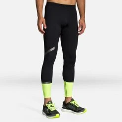 Brooks Men's Carbonite Tight - Black/Nightlife 11 Brooks Men's Carbonite Tight - Black/Nightlife