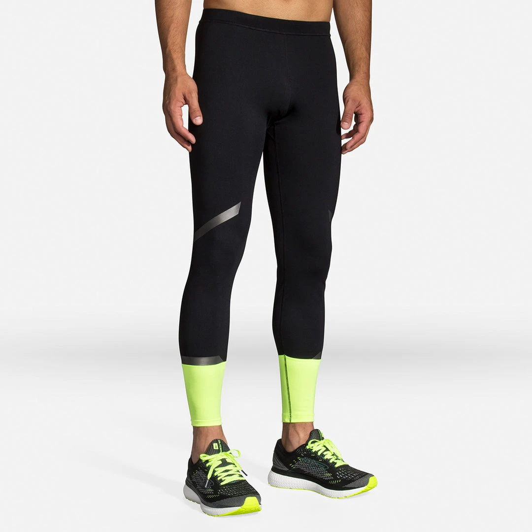 Brooks Men's Carbonite Tight - Black/Nightlife 4 Brooks Men's Carbonite Tight - Black/Nightlife