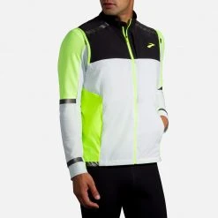 Brooks Men's Carbonite Vest - Icy Grey/Black/Nightlife