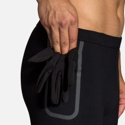 Brooks Men's Momentum Thermal Tight - Black 12 Brooks Men's Momentum Thermal Tight - Black