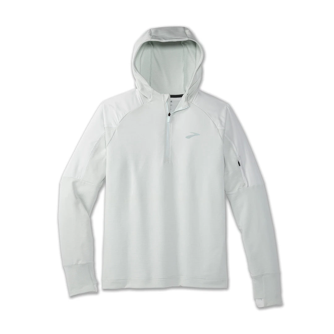 Brooks Apparel Men's Notch Thermal Hoodie - Icy Grey 1 Brooks Apparel Men's Notch Thermal Hoodie - Icy Grey