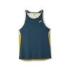 Brooks Men's Atmosphere Singlet - Indigo Rush/Honeydew