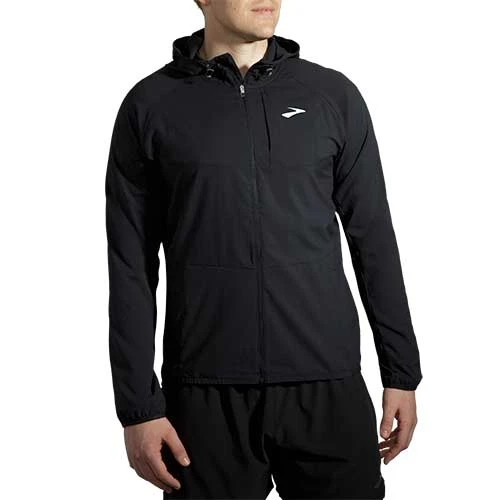 Brooks Men's Canopy Jacket 2022 - Black 2 Brooks Men's Canopy Jacket 2022 - Black