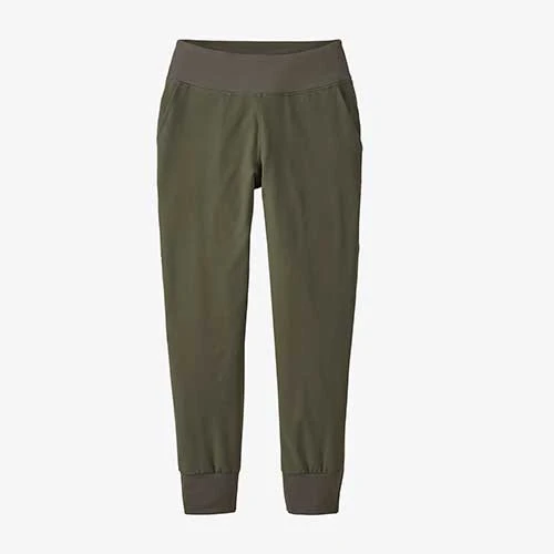 Patagonia Bottoms Women's Happy Hike Studio Pant - Basin Green 1 Patagonia Bottoms Women's Happy Hike Studio Pant - Basin Green