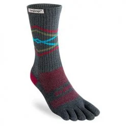 Injinji Men's Trail Midweight Crew Sock- Peak Socks