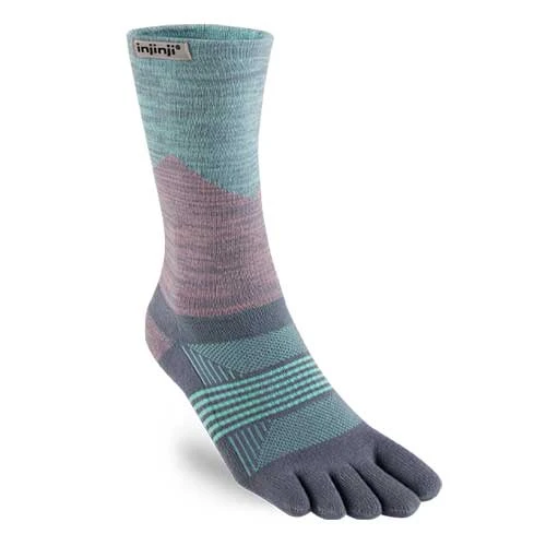 Injinji Women's Trail Midweight Crew Socks - Quartz 1 Injinji Women's Trail Midweight Crew Socks - Quartz