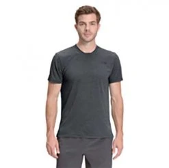 North Face Men's Wander Short Sleeve - Vanadis Grey Heather Tops