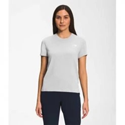 North Face Women's Wander Short Sleeve - TNF Light Grey Heather