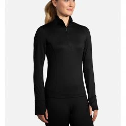 Brooks Women's Dash 1/2 Zip Top - Black