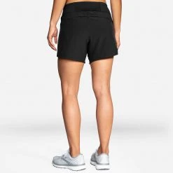 Brooks Women's Chaser 5" Short - Black 11 Brooks Women's Chaser 5