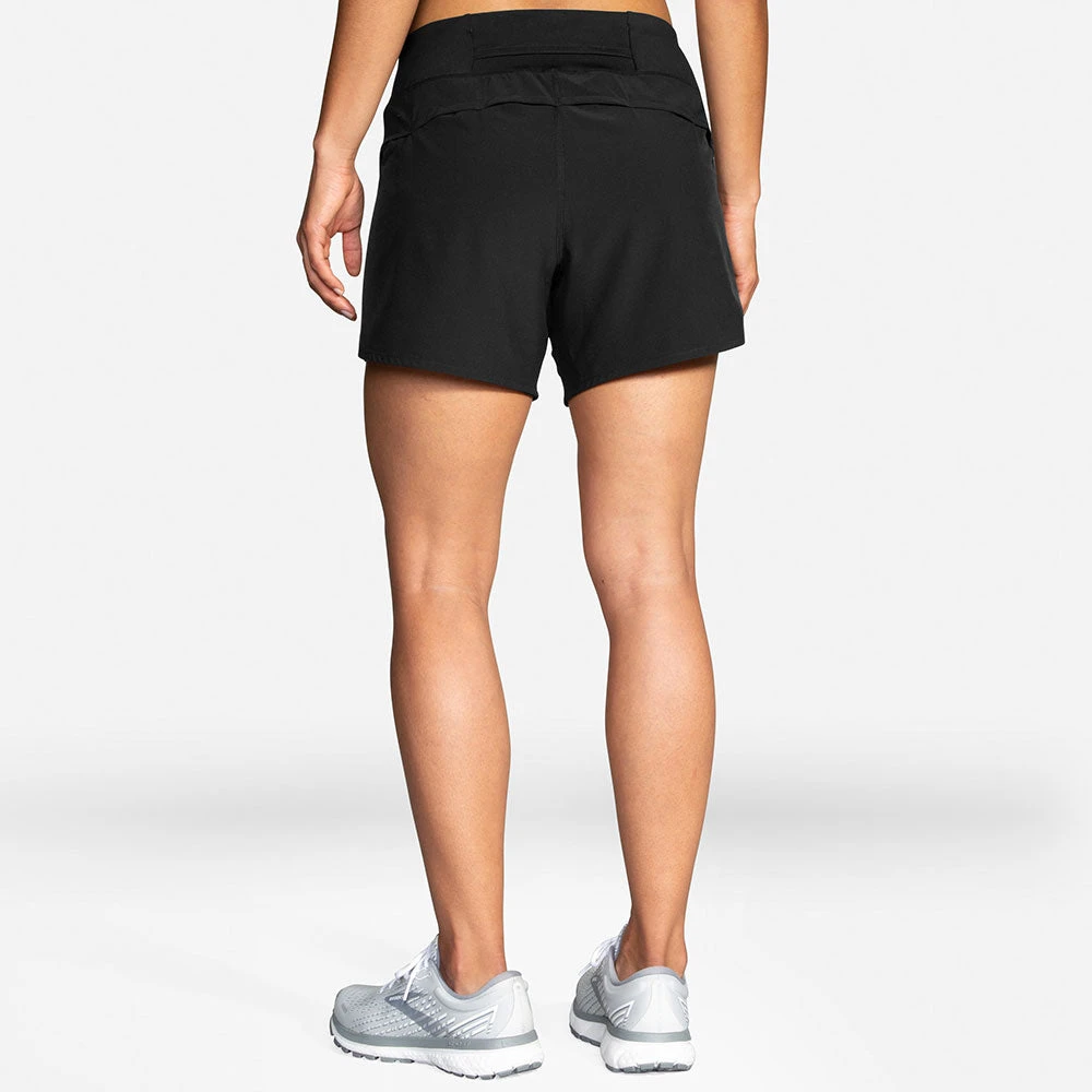 Brooks Women's Chaser 5" Short - Black 3 Brooks Women's Chaser 5" Short - Black