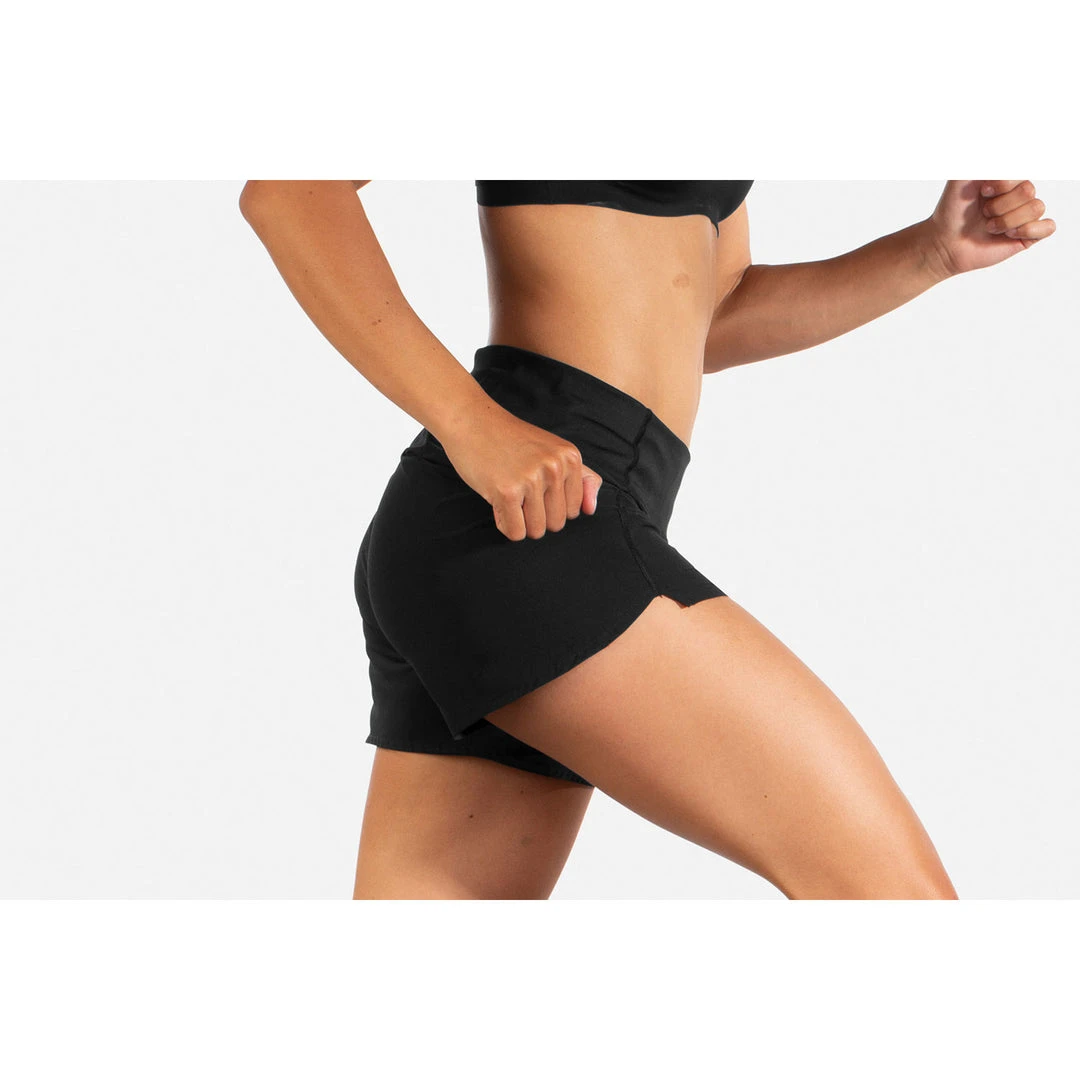 Brooks Women's Chaser 5" Short - Black 4 Brooks Women's Chaser 5" Short - Black