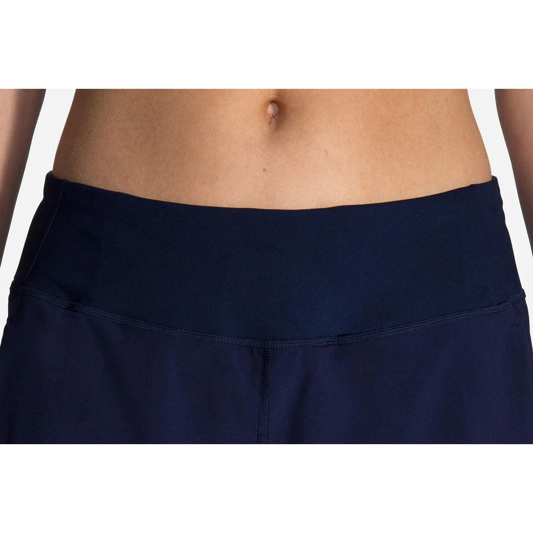 Brooks Women's Chaser 5" Short - Navy Bottoms 4 Brooks Women's Chaser 5" Short - Navy Bottoms