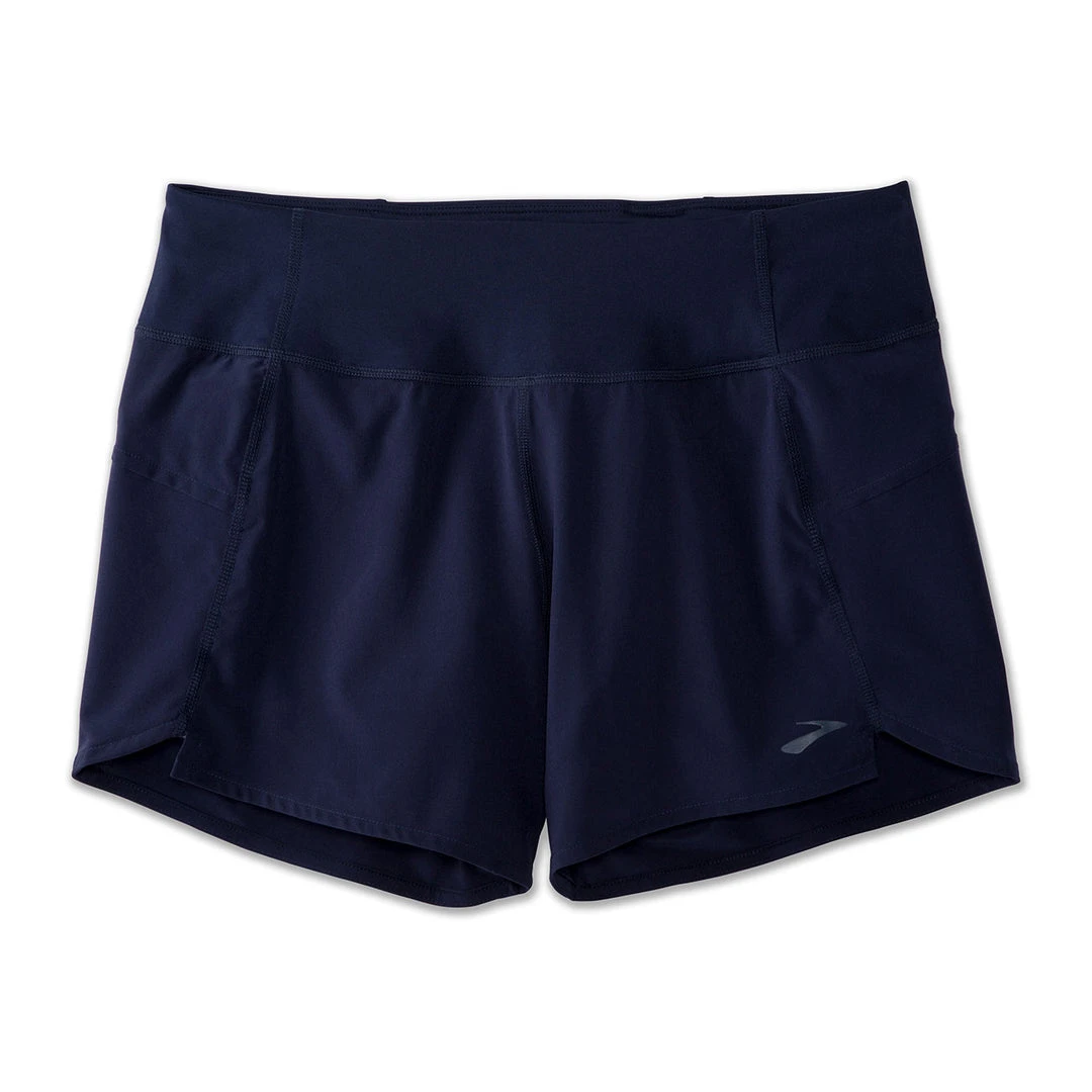 Brooks Women's Chaser 5" Short - Navy Bottoms 1 Brooks Women's Chaser 5" Short - Navy Bottoms