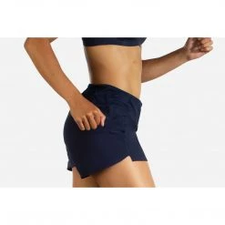Brooks Women's Chaser 5" Short - Navy Bottoms 10 Brooks Women's Chaser 5