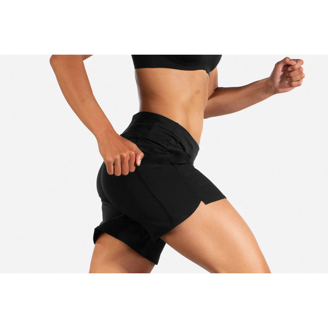 Brooks Bottoms Women's Chaser 7" Short - Black 4 Brooks Bottoms Women's Chaser 7" Short - Black
