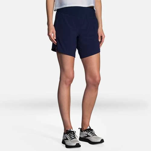 Brooks Women's Chaser 7" Short - Navy 2 Brooks Women's Chaser 7" Short - Navy