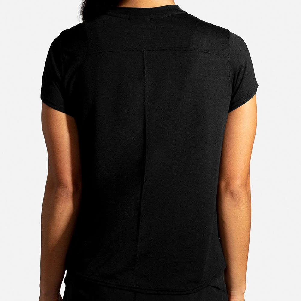 Brooks Women's Distance Short Sleeve - Black Tops 3 Brooks Women's Distance Short Sleeve - Black Tops