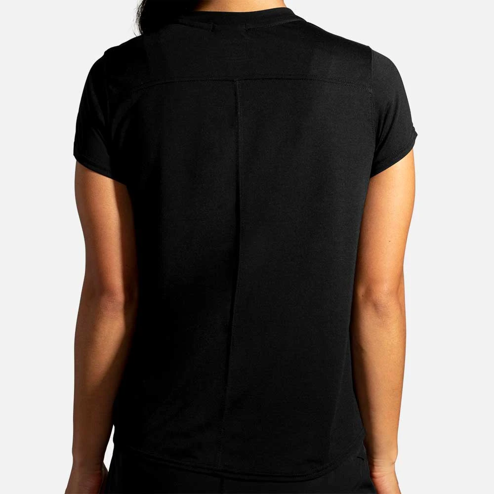 Brooks Women's Distance Short Sleeve - Black 3 Brooks Women's Distance Short Sleeve - Black