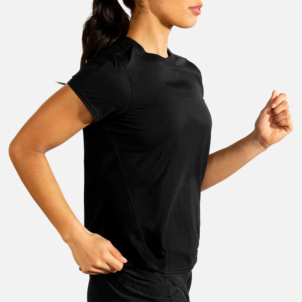 Brooks Women's Distance Short Sleeve - Black 5 Brooks Women's Distance Short Sleeve - Black