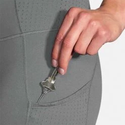 Brooks Women's Method 1/2 Crop Tight - Steel Bottoms 11 Brooks Women's Method 1/2 Crop Tight - Steel Bottoms