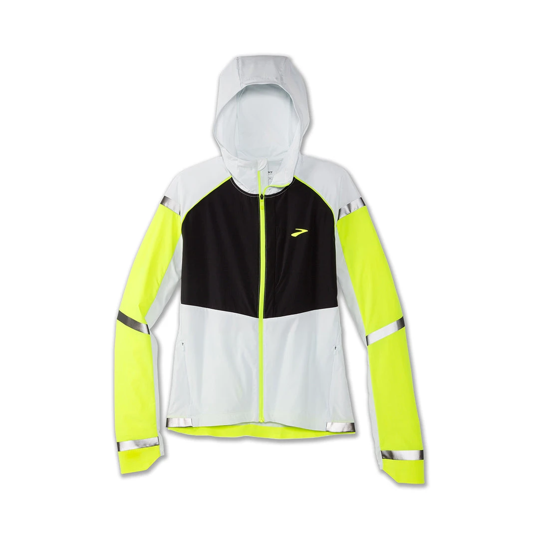 Brooks Jackets & Vests Women's Carbonite Jacket - Icy Grey/Black/Nightlife 1 Brooks Jackets & Vests Women's Carbonite Jacket - Icy Grey/Black/Nightlife